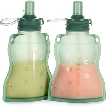 Amazon.com : haakaa Yummy Pouch Reusable Baby Food Pouch, Reusable